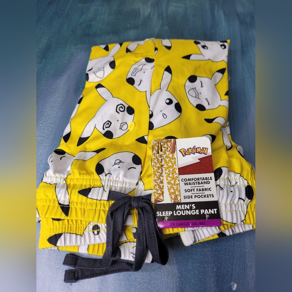 Men's Pokemon Sleep Lounge Pants Size 2XL New